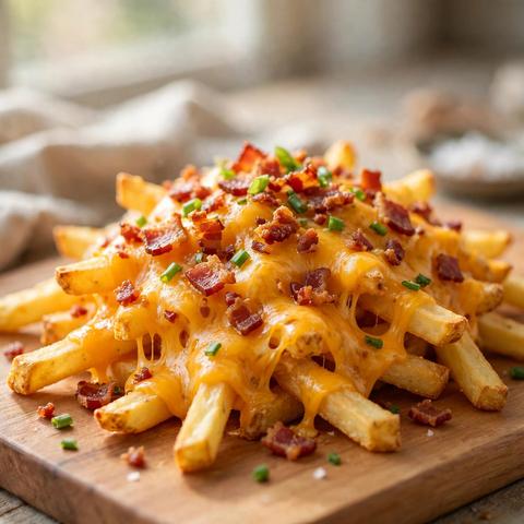 King Fries Cheddar & Bacon